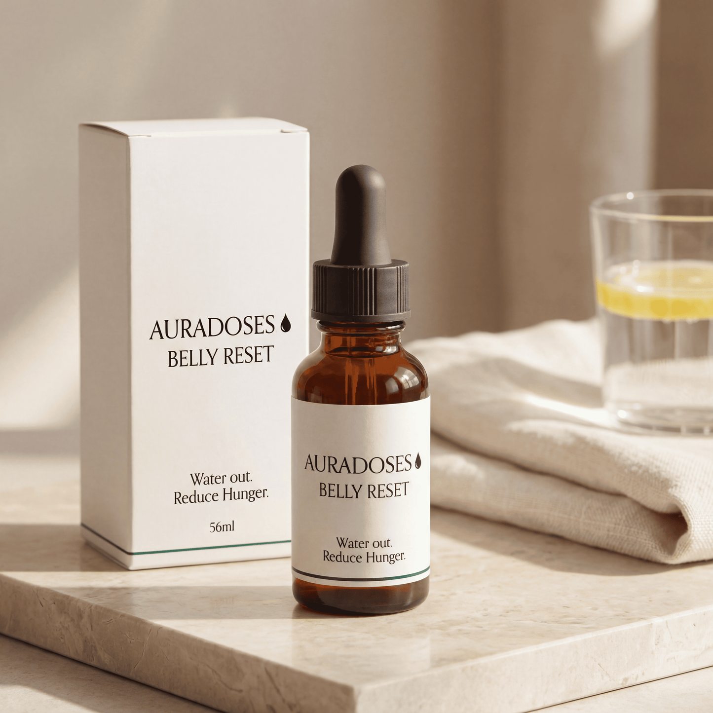 AuraDoses: BELLY RESET – Натурален концентрат за плосък корем