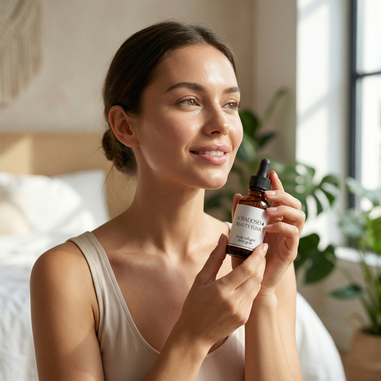 AuraDoses: BEAUTY ELIXIR – Течен растителен бустер за колаген, сияйна кожа и здрава коса